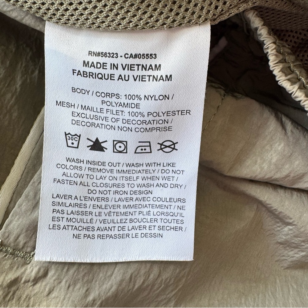 Nike Women’s Nike windrunner trackpant trousers in khaki taupe Size Small - Picture 13 of 15